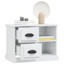 Mesita de noche blanco brillante 60x35,5x45 cm de vidaXL, Mesitas de noche - Ref: Foro24-816370, Precio: 54,04 €, Descuento: %