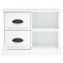 Mesita de noche blanco brillante 60x35,5x45 cm de vidaXL, Mesitas de noche - Ref: Foro24-816370, Precio: 54,67 €, Descuento: %