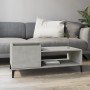 Mesa de centro madera contrachapada gris hormigón 100x50x45 cm en Mesas de centro | Comprar online en Foru.es