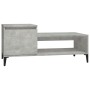 Mesa de centro madera contrachapada gris hormigón 100x50x45 cm en Mesas de centro | Comprar online en Foru.es