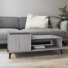 Mesa de centro madera contrachapada gris Sonoma 100x50x45 cm en Mesas de centro | Comprar online en Foru.es