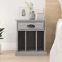 Mesita de noche color gris Sonoma 43x36x60 cm de vidaXL, Mesitas de noche - Ref: Foro24-816356, Precio: 36,94 €, Descuento: %
