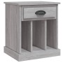 Mesita de noche color gris Sonoma 43x36x60 cm de vidaXL, Mesitas de noche - Ref: Foro24-816356, Precio: 37,29 €, Descuento: %
