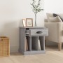 Mesita de noche color gris Sonoma 43x36x60 cm de vidaXL, Mesitas de noche - Ref: Foro24-816356, Precio: 37,29 €, Descuento: %