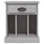Mesita de noche color gris Sonoma 43x36x60 cm de vidaXL, Mesitas de noche - Ref: Foro24-816356, Precio: 36,94 €, Descuento: %