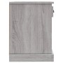 Mesita de noche color gris Sonoma 43x36x60 cm de vidaXL, Mesitas de noche - Ref: Foro24-816356, Precio: 37,29 €, Descuento: %
