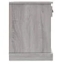 Mesita de noche color gris Sonoma 43x36x60 cm de vidaXL, Mesitas de noche - Ref: Foro24-816356, Precio: 36,94 €, Descuento: %