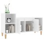 Mueble para TV madera contrachapada blanco 100x35x55 cm en Muebles TV | Comprar online en Foru.es