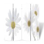 Biombo divisor plegable 160x170 cm flores de vidaXL, Divisores de ambientes - Ref: Foro24-240477, Precio: 109,00 €, Descuento: %