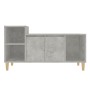 Mueble para TV madera contrachapada gris hormigón 100x35x55 cm en Muebles TV | Comprar online en Foru.es