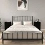 vidaxL Mesitas de noche negras 2 uds 40x35x70 cm de vidaXL, Mesitas de noche - Ref: Foro24-819711, Precio: 102,52 €, Descuent...