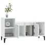 Mueble de TV madera contrachapada blanco brillo 100x35x55 cm en Muebles TV | Comprar online en Foru.es