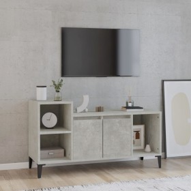 Mueble para TV madera contrachapada gris hormigón 100x35x55 cm en Muebles TV | Comprar online en Foru.es