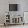 Mueble para TV madera contrachapada gris hormigón 100x35x55 cm en Muebles TV | Comprar online en Foru.es