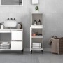 Armario de baño madera contrachapada blanco 30x30x100 cm de vidaXL, Muebles de baño - Ref: Foro24-819812, Precio: 63,53 €, De...