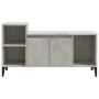 Mueble para TV madera contrachapada gris hormigón 100x35x55 cm en Muebles TV | Comprar online en Foru.es