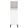 Armario de baño madera contrachapada blanco 30x30x100 cm de vidaXL, Muebles de baño - Ref: Foro24-819812, Precio: 63,53 €, De...