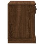 Mesita de noche color roble marrón 43x36x50 cm de vidaXL, Mesitas de noche - Ref: Foro24-816358, Precio: 37,23 €, Descuento: %