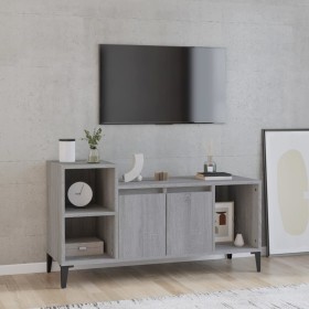 Mueble de TV madera contrachapada gris Sonoma 100x35x55 cm en Muebles TV | Comprar online en Foru.es