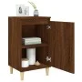 Mesitas de noche 2 uds madera color roble marrón 40x35x70 cm de vidaXL, Mesitas de noche - Ref: Foro24-819643, Precio: 56,16 ...