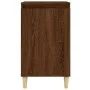 Mesitas de noche 2 uds madera color roble marrón 40x35x70 cm de vidaXL, Mesitas de noche - Ref: Foro24-819643, Precio: 56,16 ...