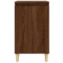 Mesitas de noche 2 uds madera color roble marrón 40x35x70 cm de vidaXL, Mesitas de noche - Ref: Foro24-819643, Precio: 66,72 ...