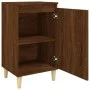 Mesitas de noche 2 uds madera color roble marrón 40x35x70 cm de vidaXL, Mesitas de noche - Ref: Foro24-819643, Precio: 56,16 ...