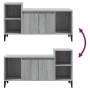 Mueble de TV madera contrachapada gris Sonoma 100x35x55 cm en Muebles TV | Comprar online en Foru.es