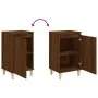 Mesitas de noche 2 uds madera color roble marrón 40x35x70 cm de vidaXL, Mesitas de noche - Ref: Foro24-819643, Precio: 56,16 ...