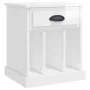 Mesita de noche blanco brillante 43x36x50 cm de vidaXL, Mesitas de noche - Ref: Foro24-816348, Precio: 35,07 €, Descuento: %