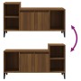 Mueble para TV madera contrachapada marrón roble 100x35x55 cm en Muebles TV | Comprar online en Foru.es