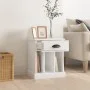 Mesita de noche blanco brillante 43x36x50 cm de vidaXL, Mesitas de noche - Ref: Foro24-816348, Precio: 35,07 €, Descuento: %