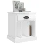 Mesita de noche blanco brillante 43x36x50 cm de vidaXL, Mesitas de noche - Ref: Foro24-816348, Precio: 35,07 €, Descuento: %