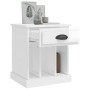 Mesita de noche blanco brillante 43x36x50 cm de vidaXL, Mesitas de noche - Ref: Foro24-816348, Precio: 35,38 €, Descuento: %