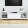 Mueble para TV madera contrachapada blanco 160x35x55 cm en Muebles TV | Comprar online en Foru.es