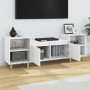 Mueble para TV madera contrachapada blanco 160x35x55 cm en Muebles TV | Comprar online en Foru.es