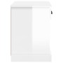 Mesita de noche blanco brillante 43x36x50 cm de vidaXL, Mesitas de noche - Ref: Foro24-816348, Precio: 35,38 €, Descuento: %
