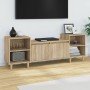 Mueble para TV madera contrachapada roble Sonoma 160x35x55 cm en Muebles TV | Comprar online en Foru.es