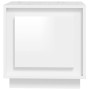 Mesitas de noche 2 uds madera blanco brillante 44x35x45 cm de vidaXL, Mesitas de noche - Ref: Foro24-819841, Precio: 63,19 €,...