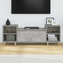 Mueble para TV madera contrachapada gris hormigón 160x35x55 cm en Muebles TV | Comprar online en Foru.es