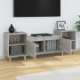 Mueble para TV madera contrachapada gris hormigón 160x35x55 cm en Muebles TV | Comprar online en Foru.es