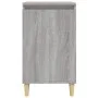 Bedside tables 2 units plywood gray 40x35x70 cm by vidaXL, Nightstands - Ref: Foro24-819641, Price: 56,63 €, Discount: %