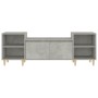 Mueble para TV madera contrachapada gris hormigón 160x35x55 cm en Muebles TV | Comprar online en Foru.es
