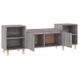 Mueble para TV madera contrachapada gris Sonoma 160x35x55 cm en Muebles TV | Comprar online en Foru.es