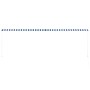 Toldo retráctil 400x150 cm azul y blanco en Toldos | Comprar online en Foru.es