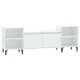 Mueble para TV madera contrachapada blanco 160x35x55 cm en Muebles TV | Comprar online en Foru.es