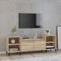 Mueble para TV madera contrachapada roble Sonoma 160x35x55 cm en Muebles TV | Comprar online en Foru.es