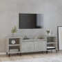 Mueble para TV madera contrachapada gris hormigón 160x35x55 cm en Muebles TV | Comprar online en Foru.es