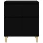 Aparador de madera contrachapada negro 60x35x70 cm de vidaXL, Aparadores - Ref: Foro24-819677, Precio: 62,51 €, Descuento: %
