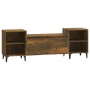Mueble para TV madera contrachapada roble ahumado 160x35x55 cm en Muebles TV | Comprar online en Foru.es